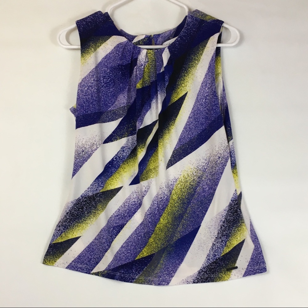 NWOT Calvin Klein Sleeveless Blouse M